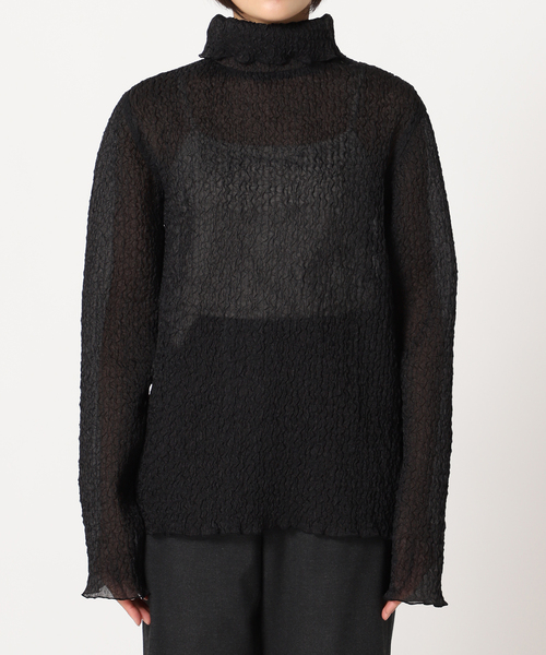 CITYSHOP シティーショップ 23SS KUSH KUSH HIGH NECK クシュクシュハイネックカットソー 23070042201010 アイボリー F CITYSHOP シティーショップ 23SS KUSH KUSH HIGH NECK