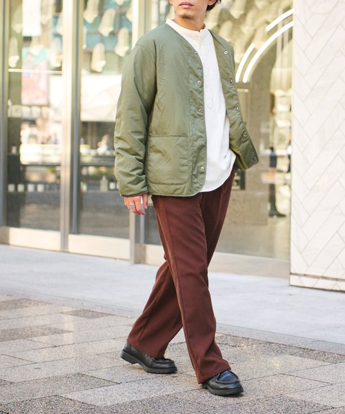 CIAOPANIC TYPY（チャオパニックティピー）の「□起毛ツイルワイドイージースラックス（スラックス・メンズ・グレイッシュベージュ/ブラウン/ネイビー・M/L）」の12枚目の写真