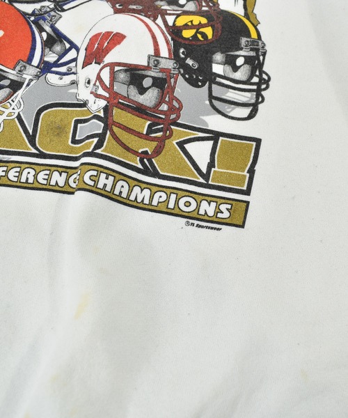 VINTAGE(ヴィンテージ)の「【ヴィンテージ古着】Y2K KING PACK BIG TEN クルーネックスウェット(スウェット・メンズ・ホワイト・XX-LARGE)」の4枚目の写真