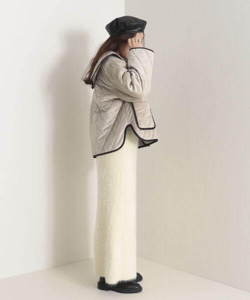 onulsoha（オヌルソハ）の「シャギーニットスカート（スカート・レディース・ネイビー/クリーム・36/38）」の22枚目の写真