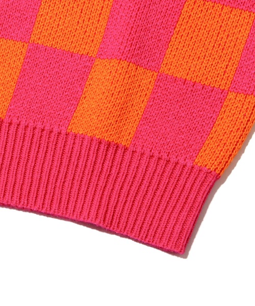 UGG（アグ）の「UGG@mos ブロックチェックニット / アグ ブロックチェックニット（ニット/セーター・レディース・ピンク/グリーン/ブラウン・M/L）」の10枚目の写真