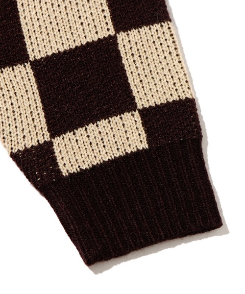 UGG（アグ）の「UGG@mos ブロックチェックニット / アグ ブロックチェックニット（ニット/セーター・レディース・ピンク/グリーン/ブラウン・M/L）」の7枚目の写真