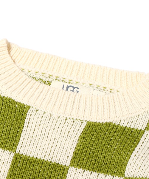 UGG（アグ）の「UGG@mos ブロックチェックニット / アグ ブロックチェックニット（ニット/セーター・レディース・ピンク/グリーン/ブラウン・M/L）」の11枚目の写真