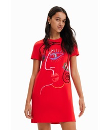 アーティフェイス Tシャツワンピース
