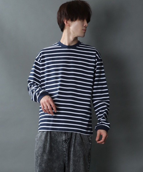 GRANCY ボーダーロングTシャツM ま*ら様 grancy ボーダーロンt M