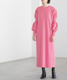 yuw | ダブルボリュームスリーブワンピース　178704(ワンピース)