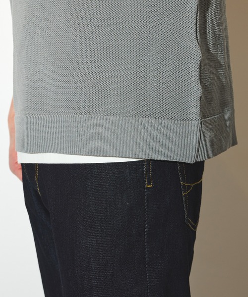 UNION STATION(ユニオンステーション)の「ニットベスト&ナチュラルストレッチTセット(ニット/セーター・メンズ・グレー/ブルー/グリーン/ベージュ・LL/L/M)」の11枚目の写真