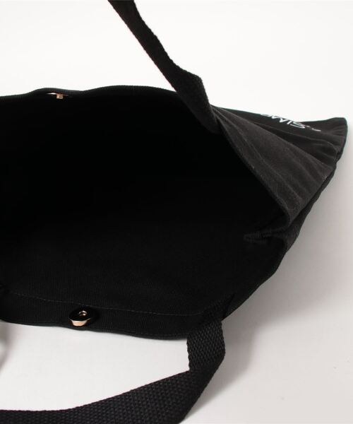 mimis（ミイーミイーズ）の「ワーズバッグ（トートバッグ・レディース・ホワイト/ネイビー/ブラック・FREE）」の8枚目の写真