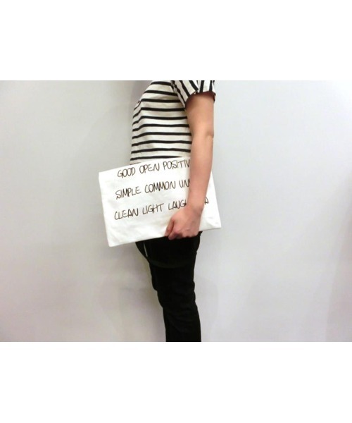 mimis（ミイーミイーズ）の「ワーズバッグ（トートバッグ・レディース・ホワイト/ネイビー/ブラック・FREE）」の6枚目の写真