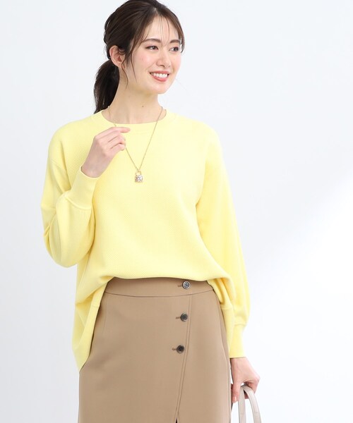 新品 Reflect リフレクト　フリル　ニット　洗える　13 Reflect（リフレクト）の「◇【洗える】Aラインオフボディニット