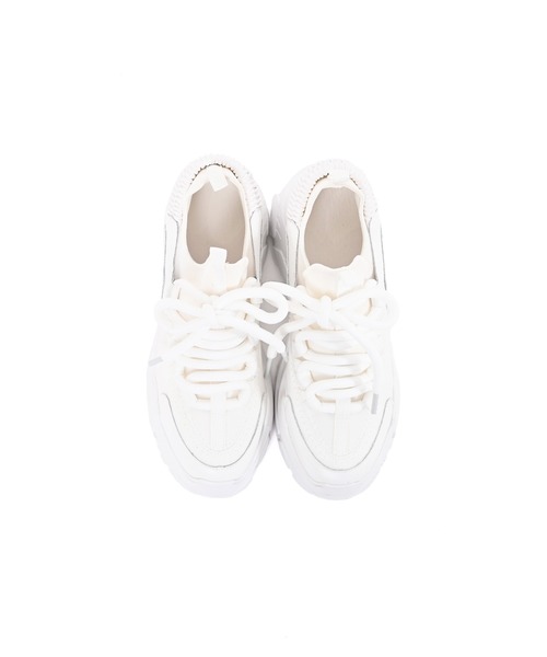 Narcissus(ナルシス)の「【Narcissus】スポーティースニーカー(スニーカー・レディース・ホワイト・24/23.5/24.5)」の3枚目の写真