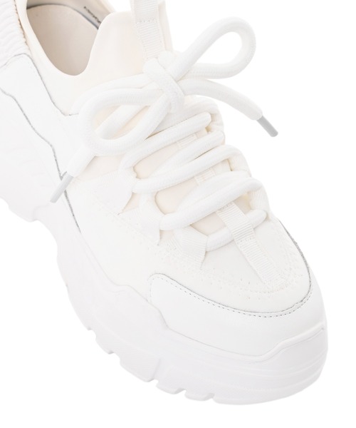 Narcissus(ナルシス)の「【Narcissus】スポーティースニーカー(スニーカー・レディース・ホワイト・24/23.5/24.5)」の9枚目の写真