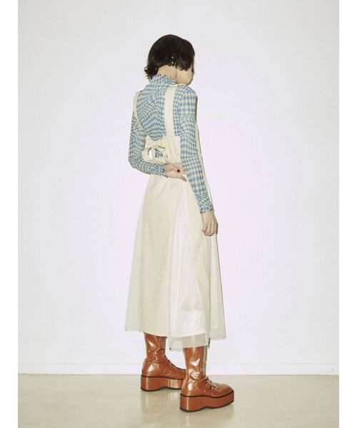 jouetie(ジュエティ)の「フロントZIPジャンスカ(ジャンパースカート・レディース・ブラック/アイボリー/レッド・MEDIUM)」の18枚目の写真