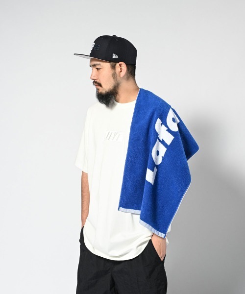 LFYT（エルエフワイティー）の「LFYT ラファイエット [Lafayette] - ロゴ ジャガード タオル 今治産 スポーツタオル [LOGO JACQUARD TOWEL]（タオル・メンズ・ブルー・ONE SIZE）」の6枚目の写真