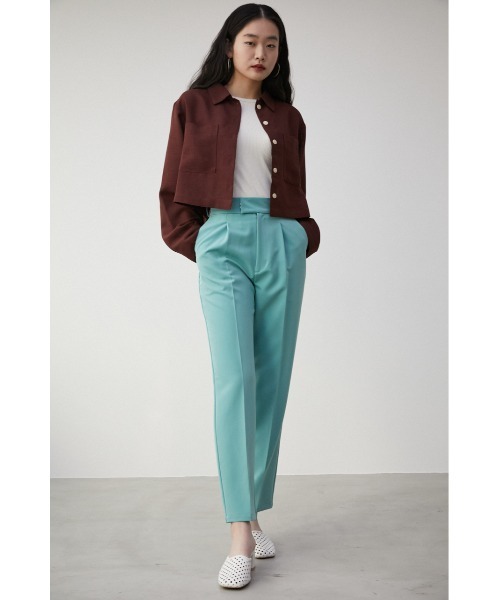 AZUL by moussy（アズールバイマウジー）の「VENUS TAPERED PANTS/ヴィーナステーパードパンツ（その他パンツ・レディース・ライム/ブルー/ブラック/ライトベージュ/ピンク/ライトグレー・LARGE/SMALL/MEDIUM）」の20枚目の写真