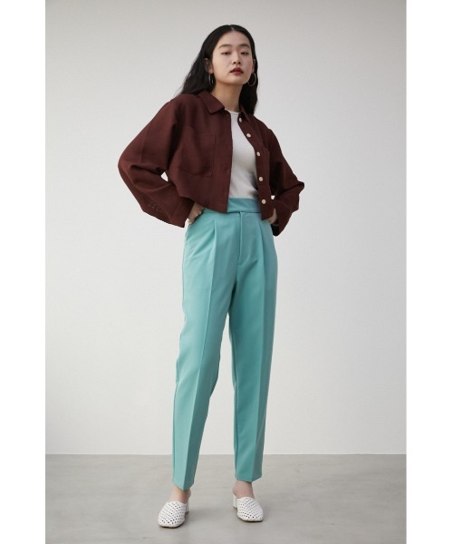 AZUL by moussy（アズールバイマウジー）の「VENUS TAPERED PANTS/ヴィーナステーパードパンツ（その他パンツ・レディース・ライム/ブルー/ブラック/ライトベージュ/ピンク/ライトグレー・LARGE/SMALL/MEDIUM）」の19枚目の写真