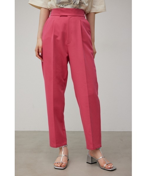 AZUL by moussy（アズールバイマウジー）の「VENUS TAPERED PANTS/ヴィーナステーパードパンツ（その他パンツ・レディース・ライム/ブルー/ブラック/ライトベージュ/ピンク/ライトグレー・LARGE/SMALL/MEDIUM）」の14枚目の写真