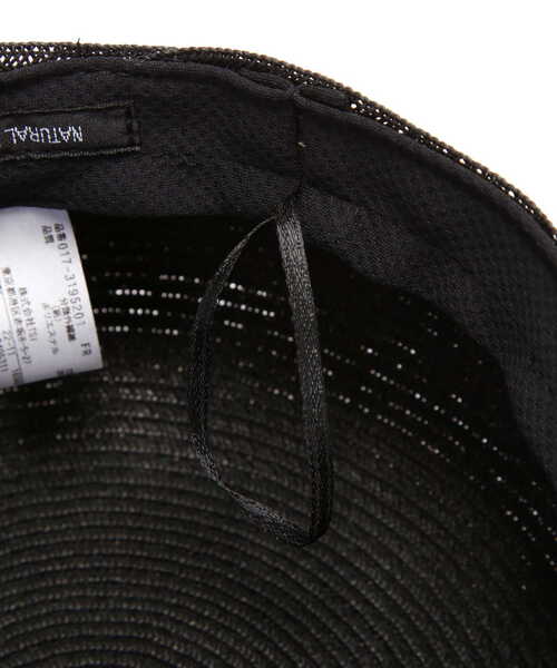 NATURAL BEAUTY BASIC（ナチュラルビューティーベーシック）の「ペーパーブレードマリンキャスケット（キャスケット・レディース・ベージュ/ブラック・FREE）」の3枚目の写真