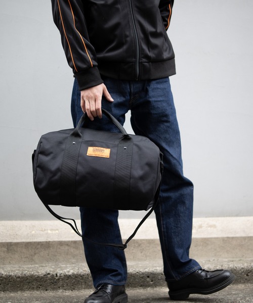 UNIVERSAL OVERALL(ユニバーサルオーバーオール)の「ユニバーサルオーバーオール ダッフルバッグ ミディアム / UO DUFFLE BAG (M)(ドラムバッグ・メンズ・ブルー/グレー/ブラック・F)」の2枚目の写真