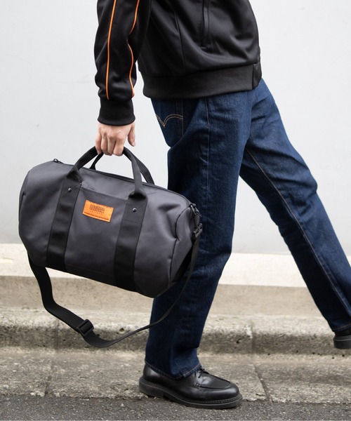 UNIVERSAL OVERALL(ユニバーサルオーバーオール)の「ユニバーサルオーバーオール ダッフルバッグ ミディアム / UO DUFFLE BAG (M)(ドラムバッグ・メンズ・ブルー/グレー/ブラック・F)」の13枚目の写真