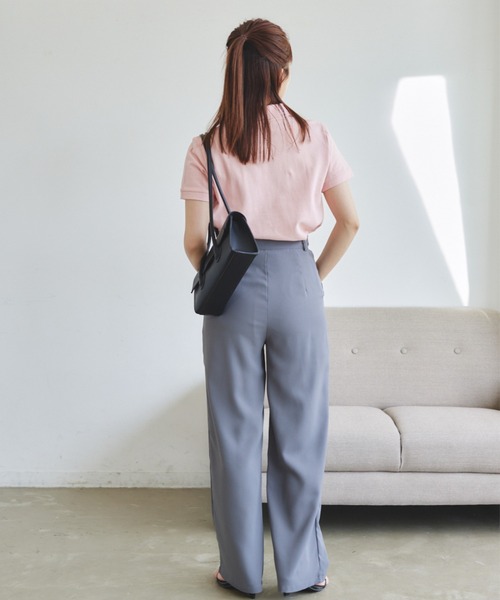 VANNIE U（ヴァニーユー）の「ロゴポロシャツ（ポロシャツ・レディース・アイボリー/ブルー/ピンク・FREE）」の19枚目の写真