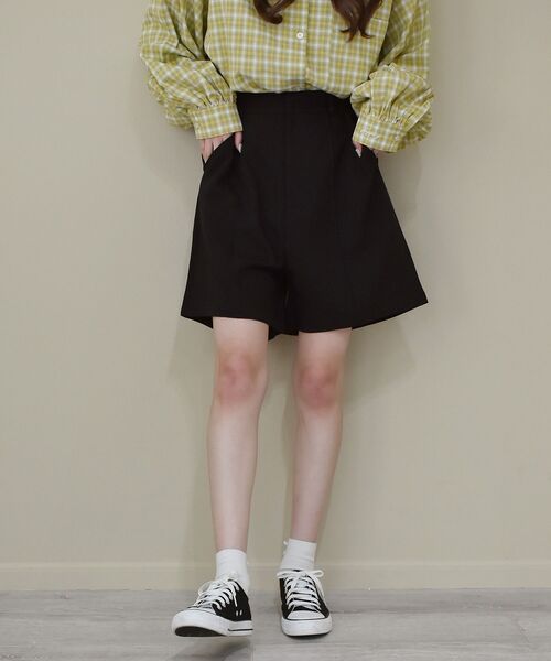 RETRO GIRL（レトロガール）の「麻ライクバミューダPT（その他パンツ・レディース・ライトベージュ/ライトグレー/ブラック・FREE）」の2枚目の写真