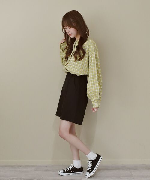 RETRO GIRL（レトロガール）の「麻ライクバミューダPT（その他パンツ・レディース・ライトベージュ/ライトグレー/ブラック・FREE）」の6枚目の写真