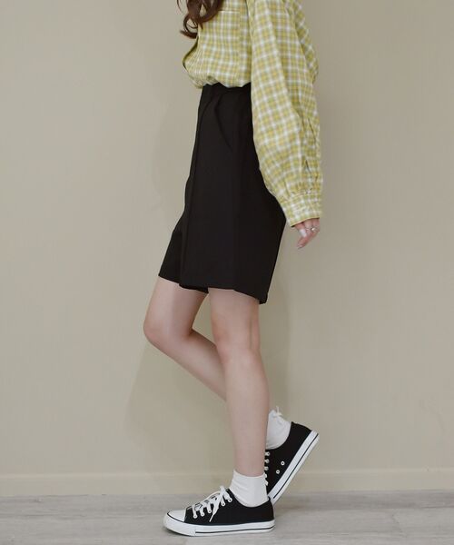 RETRO GIRL（レトロガール）の「麻ライクバミューダPT（その他パンツ・レディース・ライトベージュ/ライトグレー/ブラック・FREE）」の9枚目の写真