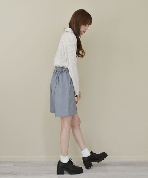 RETRO GIRL（レトロガール）の「麻ライクバミューダPT（その他パンツ・レディース・ライトベージュ/ライトグレー/ブラック・FREE）」の16枚目の写真