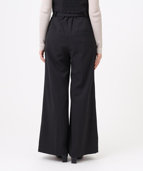 GALLEST（ギャレスト）の「ツイルベルテッドワイドパンツ【ウォッシャブル】（その他パンツ・レディース・ブラック/カーキ/ライトブルー・40/38/36/05）」の7枚目の写真