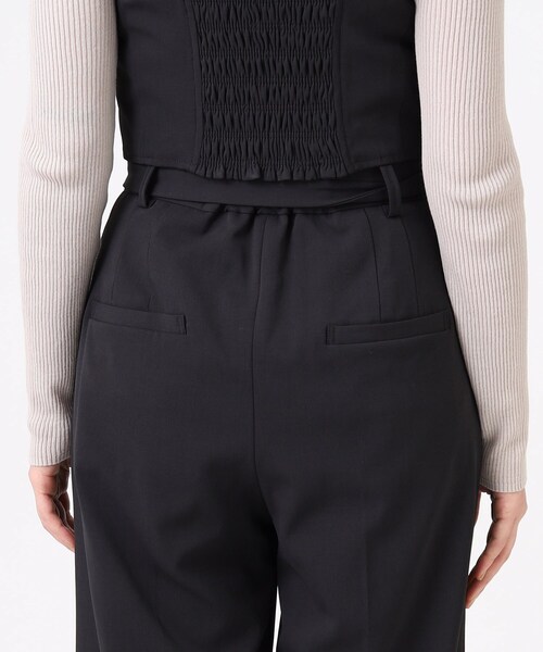 GALLEST（ギャレスト）の「ツイルベルテッドワイドパンツ【ウォッシャブル】（その他パンツ・レディース・ブラック/カーキ/ライトブルー・40/38/36/05）」の9枚目の写真