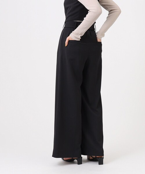 GALLEST（ギャレスト）の「ツイルベルテッドワイドパンツ【ウォッシャブル】（その他パンツ・レディース・ブラック/カーキ/ライトブルー・40/38/36/05）」の13枚目の写真