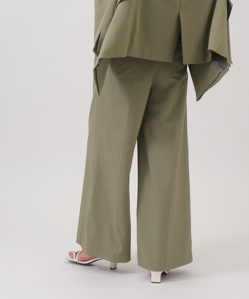 GALLEST（ギャレスト）の「ツイルベルテッドワイドパンツ【ウォッシャブル】（その他パンツ・レディース・ブラック/カーキ/ライトブルー・40/38/36/05）」の16枚目の写真