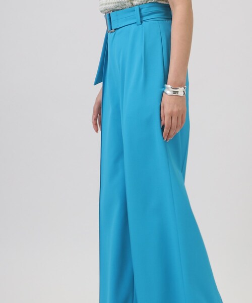 GALLEST（ギャレスト）の「ツイルベルテッドワイドパンツ【ウォッシャブル】（その他パンツ・レディース・ブラック/カーキ/ライトブルー・40/38/36/05）」の18枚目の写真