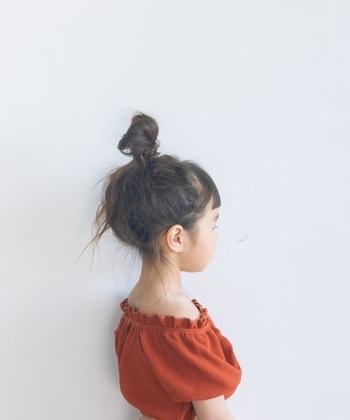 LOWRYS FARM（ローリーズファーム）の「ＳＷＩＭパフセットアップ　191083（水着・キッズ・ブラック/ブラウン/カーキ・110cm/120cm/130cm）」の9枚目の写真