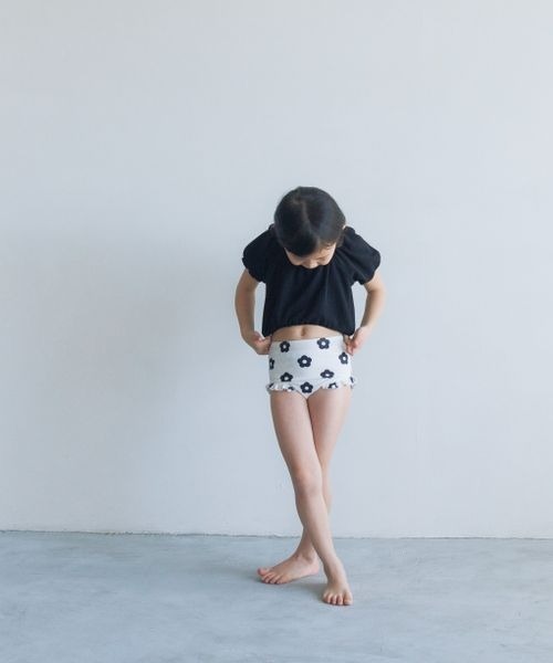 LOWRYS FARM（ローリーズファーム）の「ＳＷＩＭパフセットアップ　191083（水着・キッズ・ブラック/ブラウン/カーキ・110cm/120cm/130cm）」の11枚目の写真