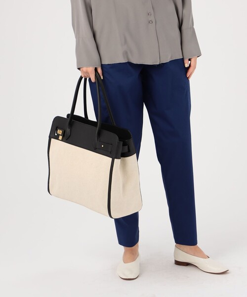 ORSETTO(オルセット)の「ORSETTO CANVAS TOTE(トートバッグ・レディース・ライトベージュ・FREE)」の2枚目の写真