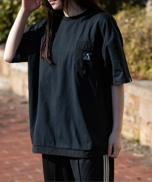 【ag】〔GERRY/ジェリー〕水陸両用PBT天竺 ナイロンポケット BIGTシャツ（Tシャツ/カットソー）｜JOHN'S CLOSET（ジョンズクローゼット）
