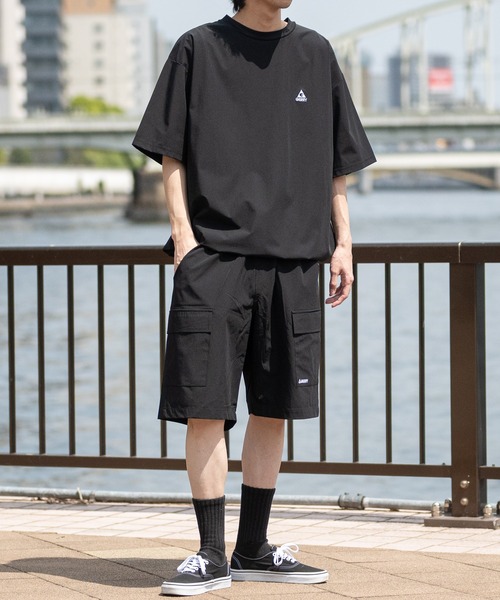 GERRY(ジェリー)の「【ag】〔GERRY/ジェリー〕ナイロンタスラン ドローコード付き 半袖Tシャツ 撥水/UVカット/接触冷感(Tシャツ/カットソー・メンズ・カーキ/アイボリー/ブラック/ブラウン/グレイッシュベージュ・MEDIUM/LARGE/X-LARGE)」の19枚目の写真