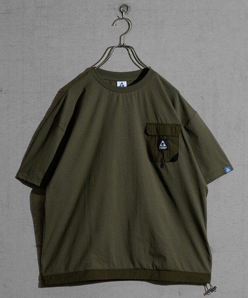 【ag】〔GERRY/ジェリー〕水陸両用PBT天竺 ナイロンポケット BIGTシャツ（Tシャツ/カットソー）｜JOHN'S CLOSET（ジョンズクローゼット）