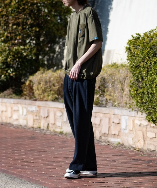 【ag】〔GERRY/ジェリー〕水陸両用PBT天竺 ナイロンポケット BIGTシャツ（Tシャツ/カットソー）｜JOHN'S CLOSET（ジョンズクローゼット）