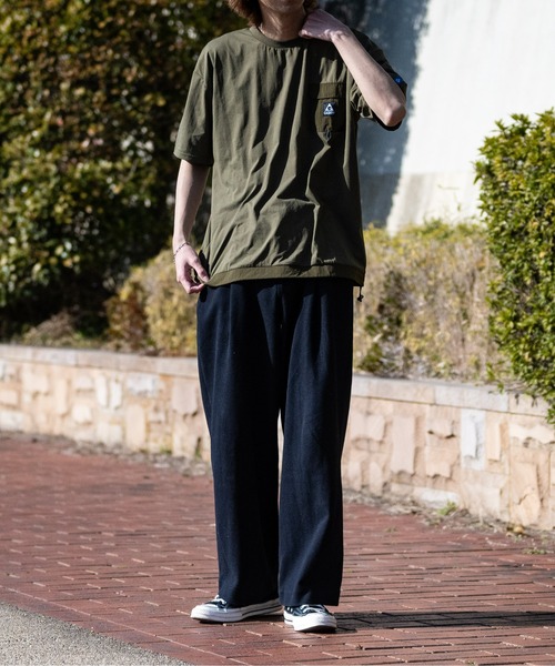 【ag】〔GERRY/ジェリー〕水陸両用PBT天竺 ナイロンポケット BIGTシャツ（Tシャツ/カットソー）｜JOHN'S CLOSET（ジョンズクローゼット）