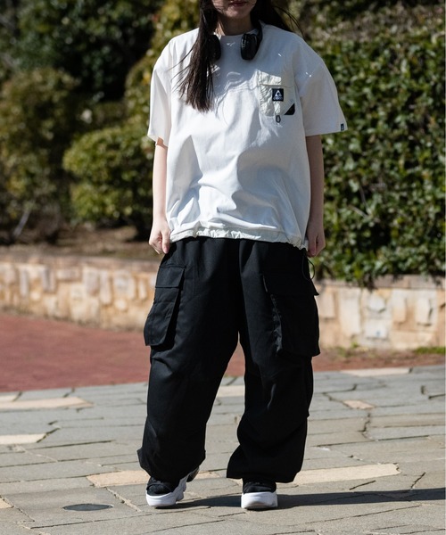 【ag】〔GERRY/ジェリー〕水陸両用PBT天竺 ナイロンポケット BIGTシャツ（Tシャツ/カットソー）｜JOHN'S CLOSET（ジョンズクローゼット）