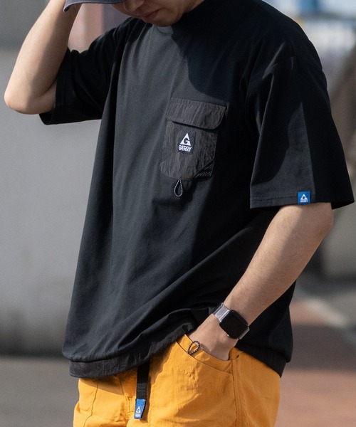 【ag】〔GERRY/ジェリー〕水陸両用PBT天竺 ナイロンポケット BIGTシャツ（Tシャツ/カットソー）｜JOHN'S CLOSET（ジョンズクローゼット）