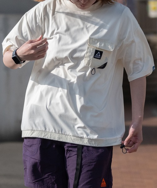 【ag】〔GERRY/ジェリー〕水陸両用PBT天竺 ナイロンポケット BIGTシャツ（Tシャツ/カットソー）｜JOHN'S CLOSET（ジョンズクローゼット）