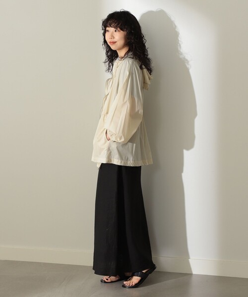 Demi-Luxe BEAMSシアーブルゾン Demi-Luxe BEAMS（デミルクス ビームス）シアー ドルマン ジップ