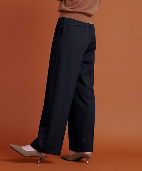 UR'S(ユアーズ)の「ベルト付き2wayワイドパンツ(その他パンツ・レディース・ブラック/ネイビー・M/L/S)」の4枚目の写真