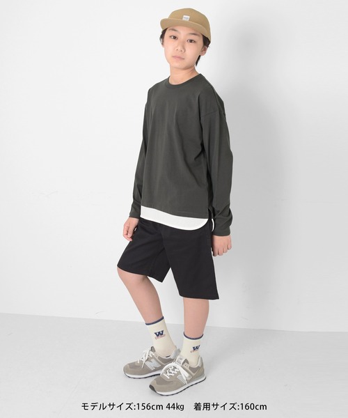 GLAZOS(グラソス)の「アソート・ペインターハーフパンツ(その他パンツ・キッズ・ブルー/ブラック・140cm/150cm/160cm/170cm)」の6枚目の写真