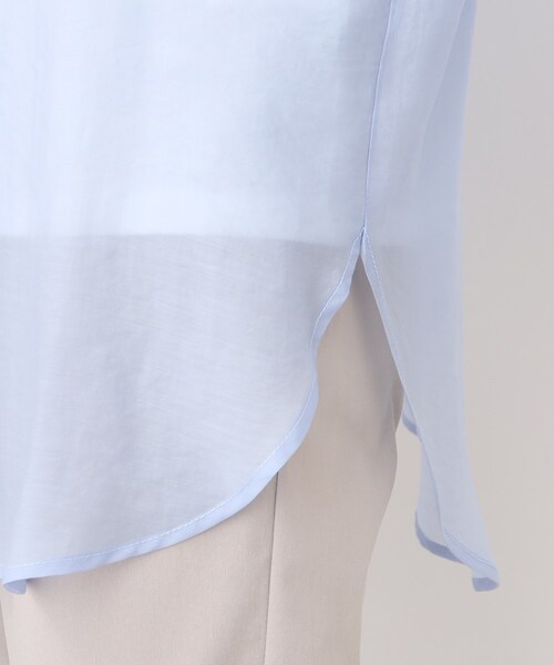 grove（グローブ）の「◆トレンドスタイルが簡単にキマる!シアーシャツ&Tシャツセット（アンサンブル・レディース・サックスブルー/キャメル/ブラウン系その他/ナチュラル・02/03/01/04/05）」の17枚目の写真