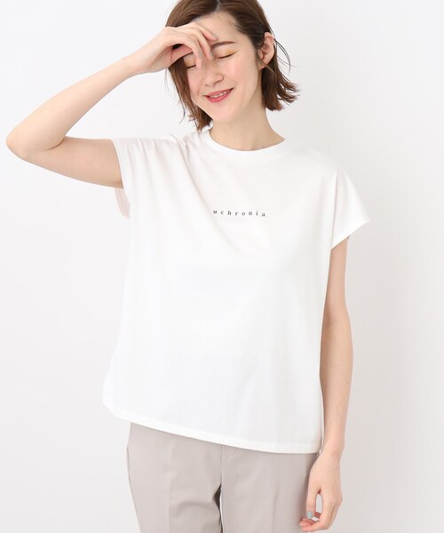 grove（グローブ）の「◆トレンドスタイルが簡単にキマる!シアーシャツ&Tシャツセット（アンサンブル・レディース・サックスブルー/キャメル/ブラウン系その他/ナチュラル・02/03/01/04/05）」の19枚目の写真